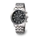 Boccia Titanium Chronograph Watch w/Blk Face - 3772-02